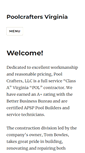 Mobile Screenshot of poolcraftersva.com
