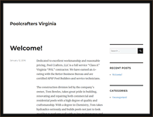 Tablet Screenshot of poolcraftersva.com